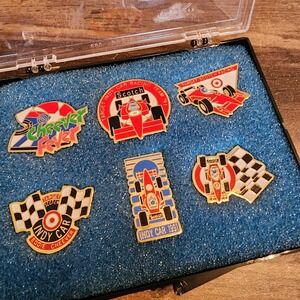 Target Scotch Indy Car Racing 1991 Collector 6 Pin Set Cheever Fever Sports
